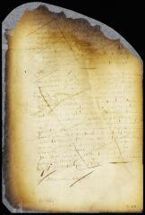 Order to captain De Coninck to charter the ship Ballance [Copy of Volume 6:329a]