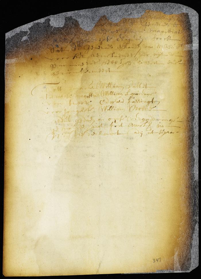 Appointment of sheriff and magistrates of Flushing [Copy of Volume 6:338b]
