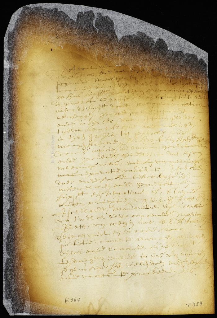 Complaint of Joost Van Beecq vs. Maria Verleth [Copy of Volume 6:363b]