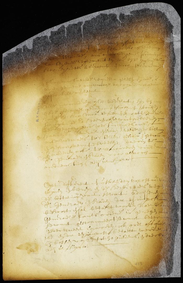 Answer to petition of Dirck van Schelluyne [Copy of Volume 6:380]