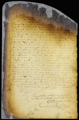 Petition of Dirck van Schelluyne, for and on behalf of Madame Post, that an armed force be sent to Staten Ssland for the protection of the rights of baron van der Capelle tho Ryssel [Copy of Volume 6:368c]