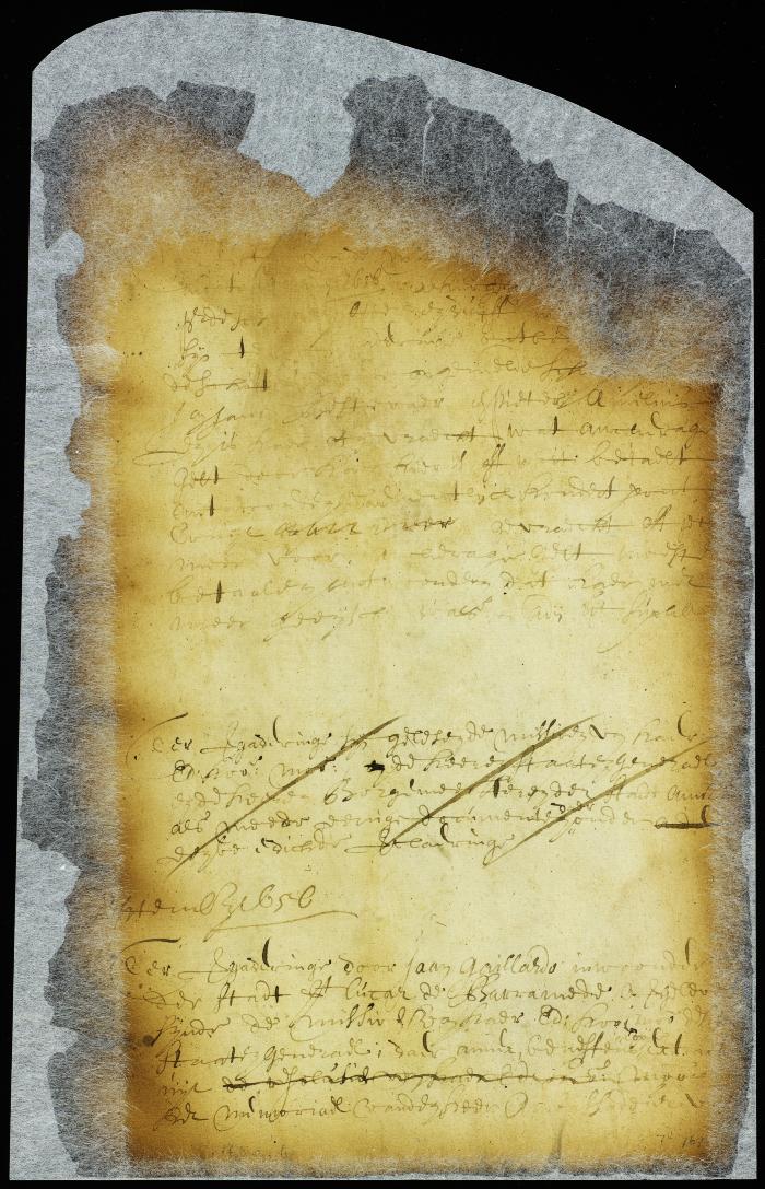 Minute of the appearance of the captains of the ships Otter and Dove before the council [Copy of Volume 8:168a]