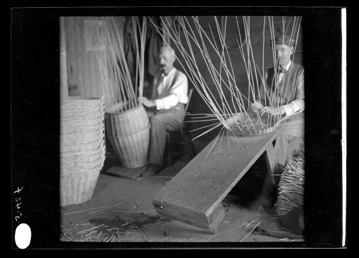 [Making baskets]