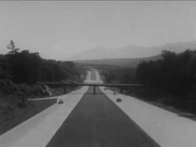 Opening of the Tappan Zee Bridge on the New York Thruway, 1955