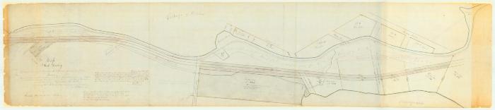 Map of unoccupied lands on the Onondaga Salt Springs Reservation, in the Village of Geddes. Map #452