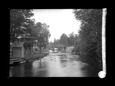 Outlet of Fulton Chain of Lakes at Old Forge