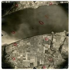 Aerial photograph of Burdett USGS quadrangle