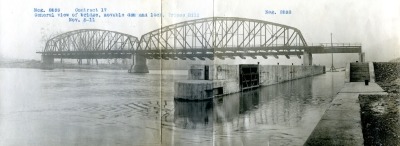 Erie Canal: Locks and dams at Amsterdam and Tribes Hill