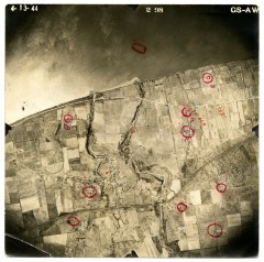 Aerial photograph of Burdett USGS quadrangle