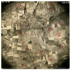 Aerial photograph of Burdett USGS quadrangle