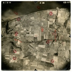 Aerial photograph of Burdett USGS quadrangle