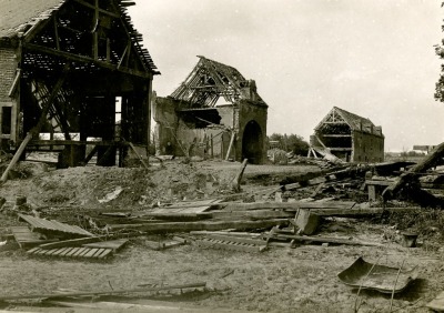 Ruins in the Somme, France