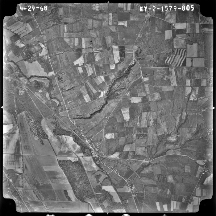 Aerial photograph of Sonyea USGS quadrangle
