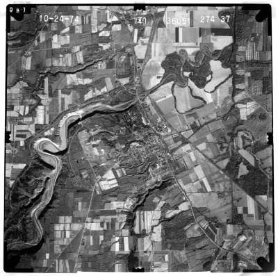 Aerial photograph of Mount Morris USGS quadrangle