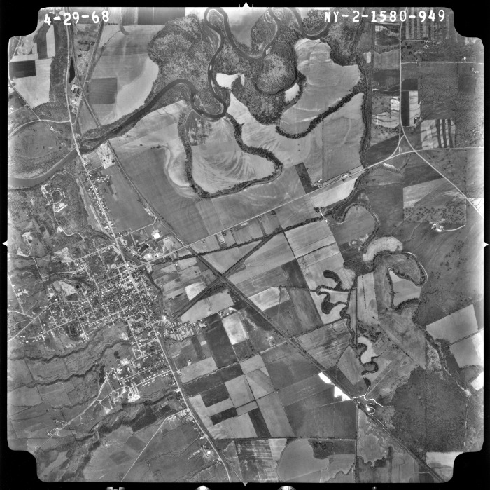 Aerial photograph of Sonyea USGS quadrangle