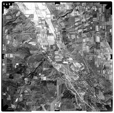 Aerial photograph of Dansville USGS quadrangle