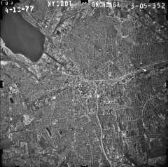 Aerial photograph of Syracuse West USGS quadrangle