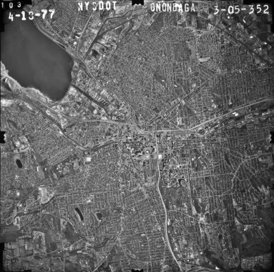 Aerial photograph of Syracuse West USGS quadrangle