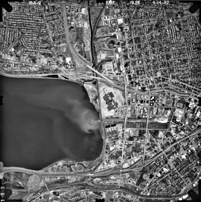 Aerial photograph of Syracuse West USGS quadrangle