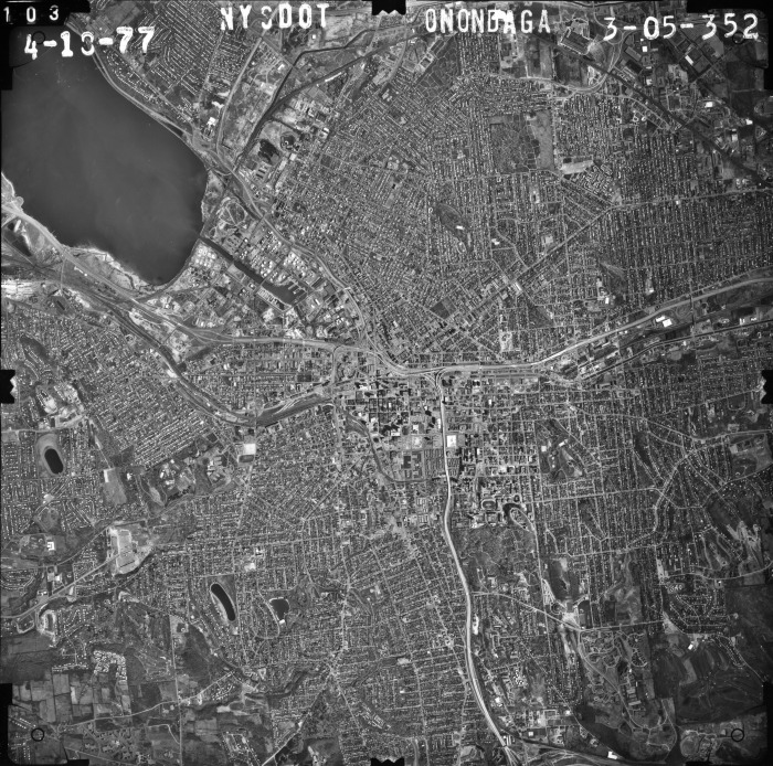 Aerial photograph of Syracuse West USGS quadrangle