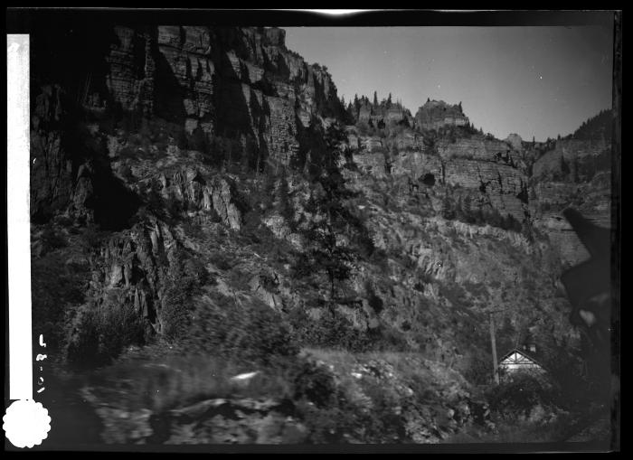 Cliffs in the canyon of the Grand River, Colorado