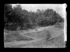 Double protection strips along railroad near Neustadt in Mechlinburg