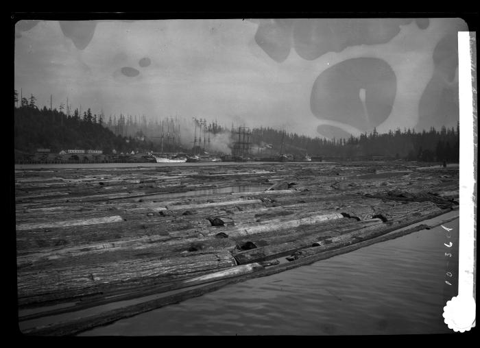 Sawmill of Port Blakely Lumber Company at Port Blakely, Washington