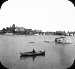 N.Y. Thousand Islands. Alexandria Bay from Edgewood Park.