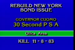 Rebuild New York Bond Issue PSAs, 1983
