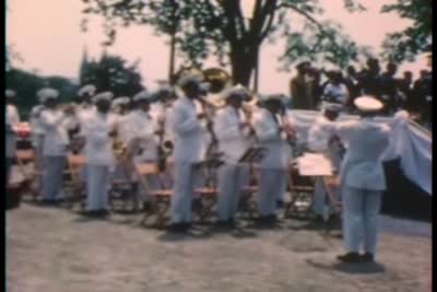 Governor Rockefeller at South Mall Stone Laying Ceremony, 1965