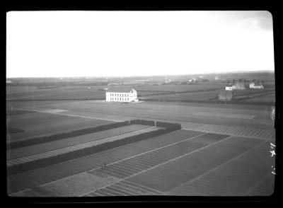 Portion of nursery of I. Heins Sohne as Halstenbek Germany, as seen from the tower