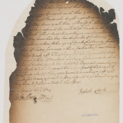 Deposition of Robert Clark relating to counterfeit money