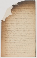 Deposition of Samuel Willet regarding hostilities with the Native Americans