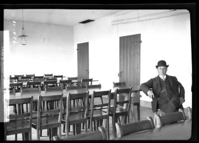 Eating room for workmen at I. Heins Sohne Halstenbek, Germany