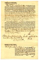 Affidavit of Revolutionary War service and property by Jonathan Chatfield