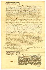 Affidavit of Revolutionary War service and property by Samuel Hitchcock