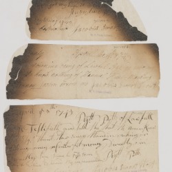 Depositions of Augustine Hunt, William Browning and Peter Potts relating to counterfeit money
  
