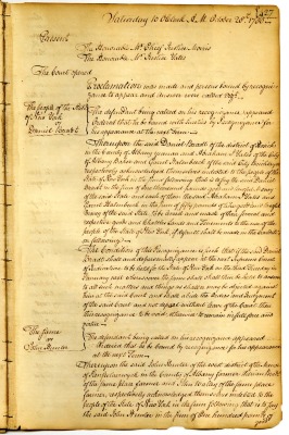 Minutes of the Supreme Court of Judicature, October 28, 1780