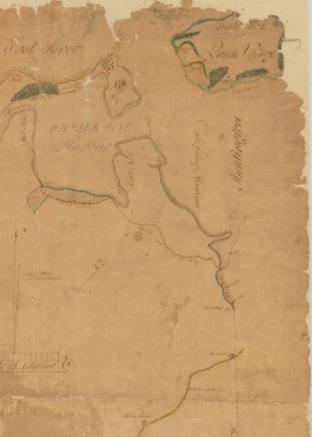 Detail from map of the Town of Oyster Bay, showing Lloyd's Neck. Map #414