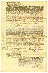 Affidavit of Revolutionary War service and property by George Thomas