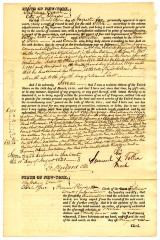 Affidavit of Revolutionary War service and property by Samuel Totten

