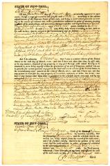 Affidavit of Revolutionary War service and property by Daniel Thompson