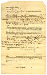 Affidavit of Revolutionary War service and property by Simeon Puffer