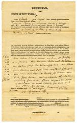 Affidavit of Revolutionary War service and property by Emanuel Perady