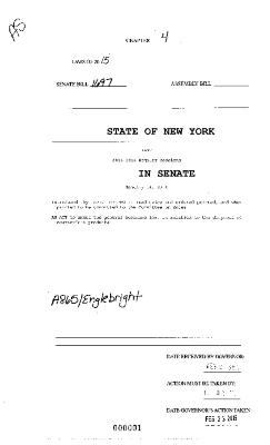 NYS Bill and Veto Jackets: 2015, Chapter 4