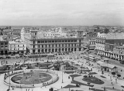 Mexico.  Mexico City.  El Zócalo, or Plaza de la Constitución.  (1922)