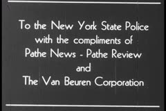 Pathe Review: A Day With The State Troopers, 1932