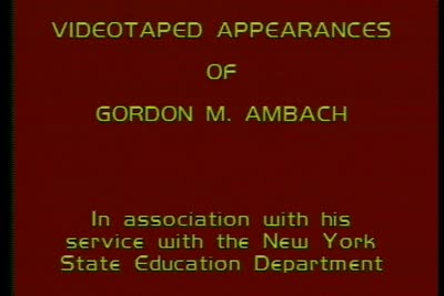 The 21 Report: Ask Commissioner Ambach, 1981