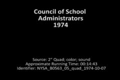 Council of School Administrators, 1974
