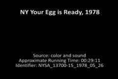 NY Your Egg is Ready, 1978